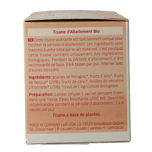 Weleda Mama borstvoedingsthee bio 20 Zakjes