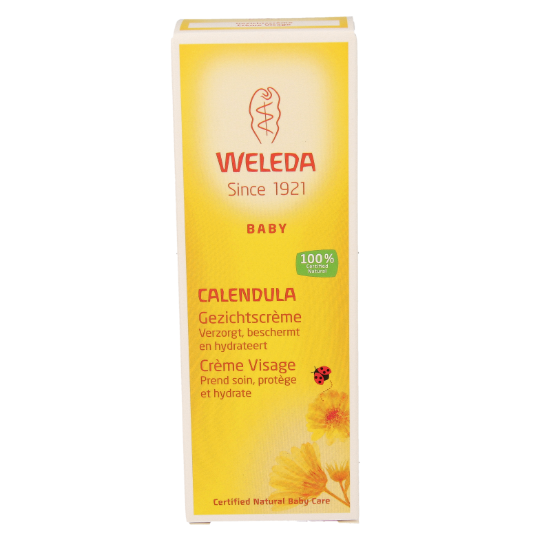 Weleda Calendula baby gezichtscreme 50 Milliliter