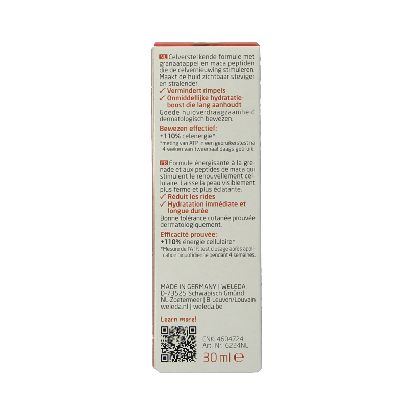 Weleda Granaatappel & maca verstevigend serum 30 Milliliter