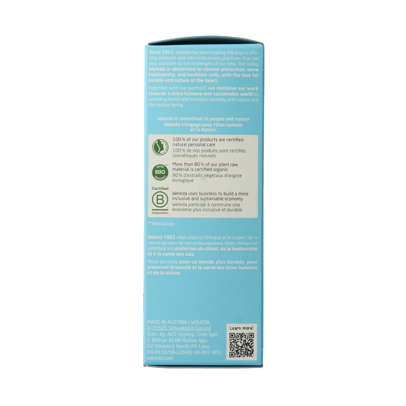 Weleda Reinigingsolie & make up remover 150 Milliliter