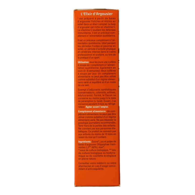 Weleda Duindoorn elixer bio 200 Milliliter