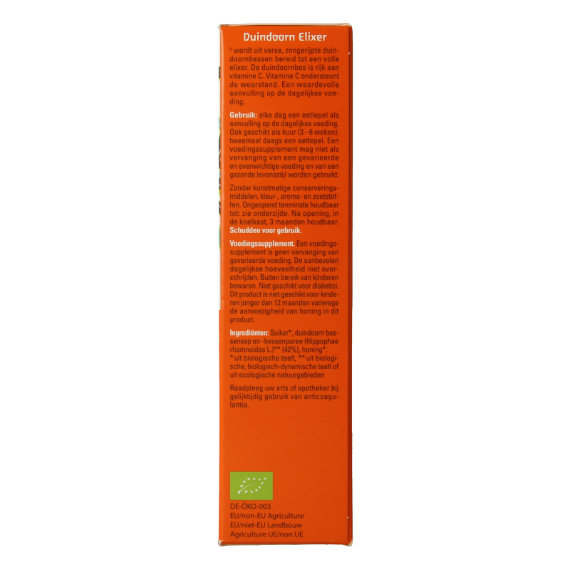 Weleda Duindoorn elixer bio 200 Milliliter
