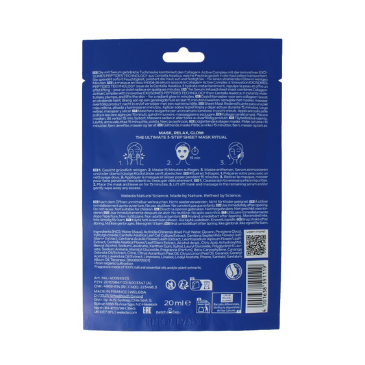 Weleda Exo boost collageen sheet mask bio 20 Milliliter