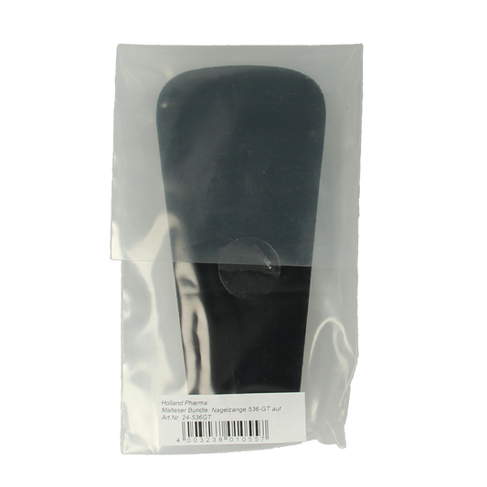 Malteser Nageltang 10cm met luxe bruin leren hoes 1.00 Stuks