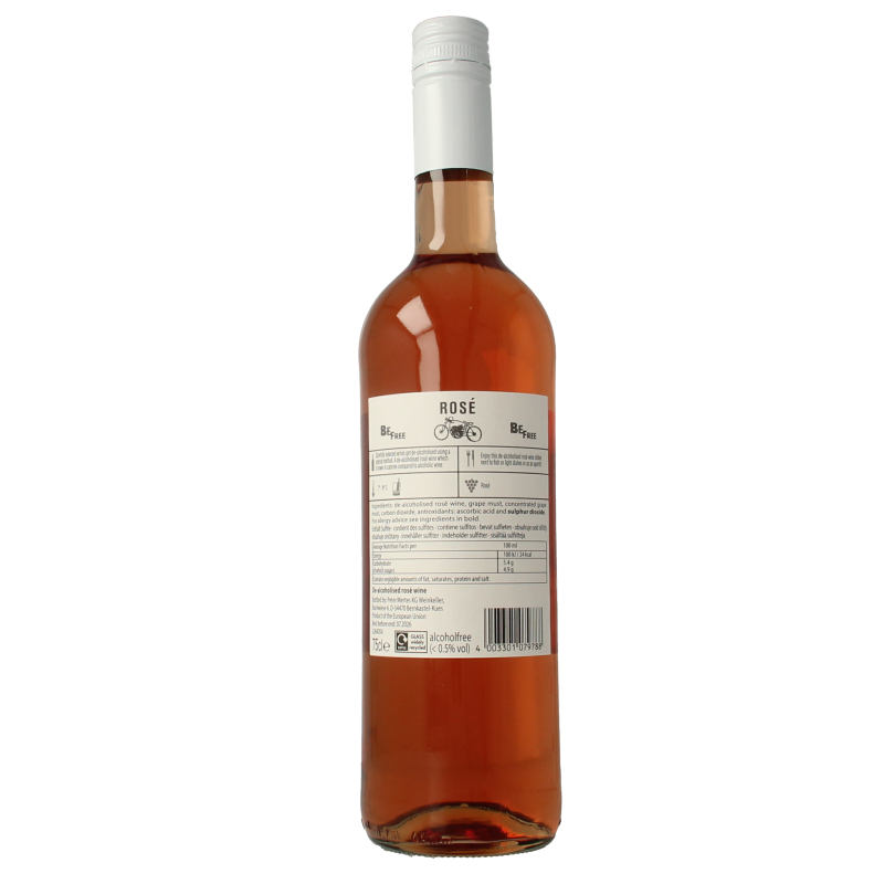 Be Free Rose alcoholvrij 750 Milliliter