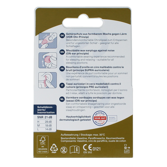 Ohropax Oordopjes classic 20.00 Stuks
