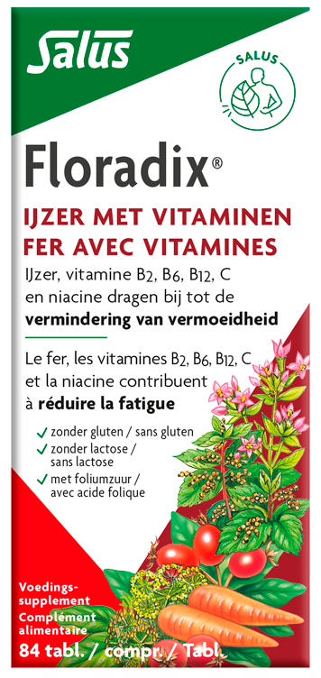 Salus Floradix ijzer tabletten 84 Tabletten