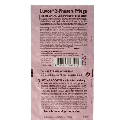 Luvos Crememasker lifting booster 2 fasen bio 9.50 Milliliter