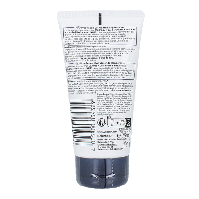 Eucerin Urearepair plus handcreme 5% urea 75 Milliliter