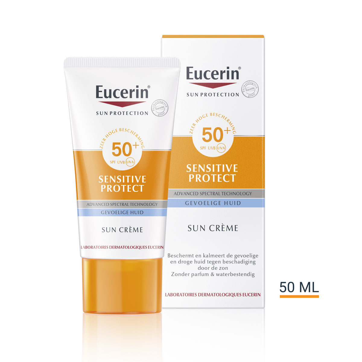 Eucerin Sun sensitive protect creme SPF50+ 50.00 Milliliter
