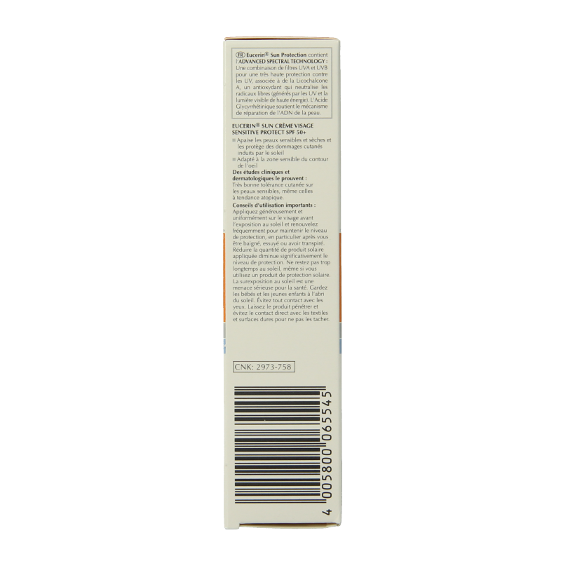 Eucerin Sun sensitive protect creme SPF50+ 50 Milliliter