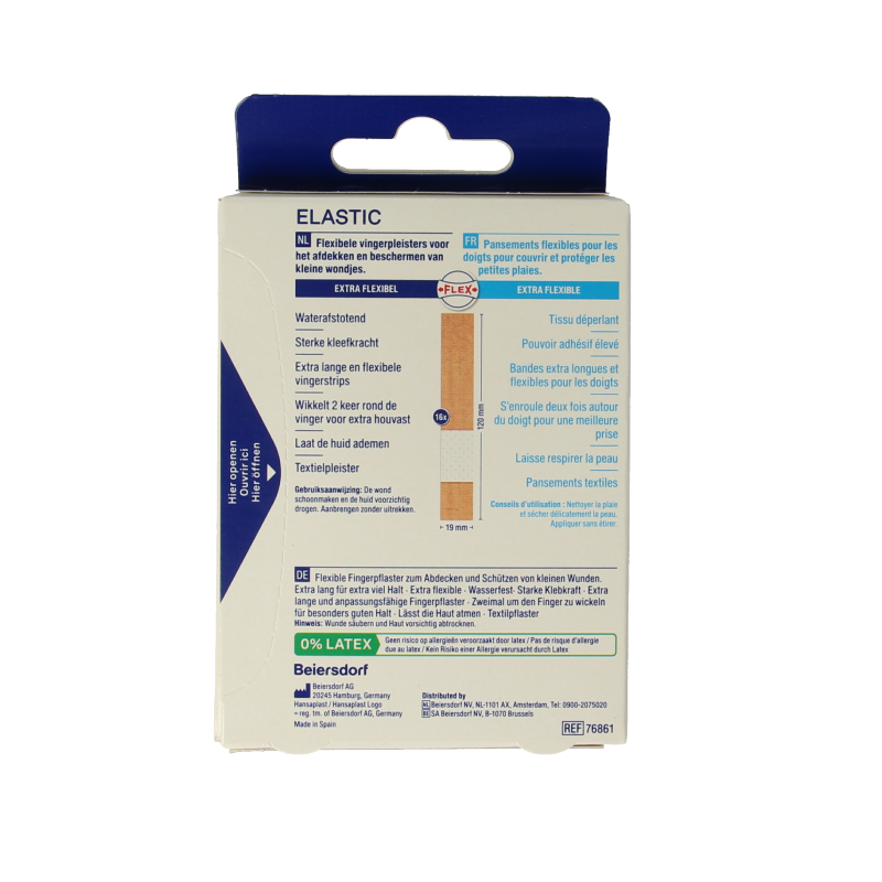 Hansaplast Vingerpleister elastisch strips 16 Stuks