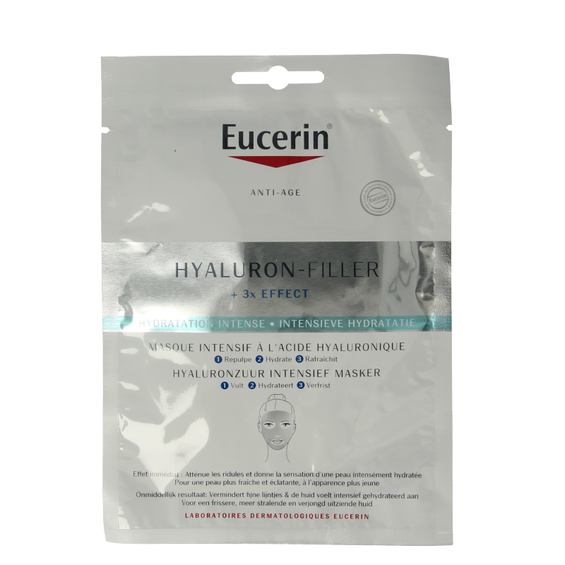 Eucerin Hyaluron-filler + 3x effect hyaluronzuur masker 1 Stuks