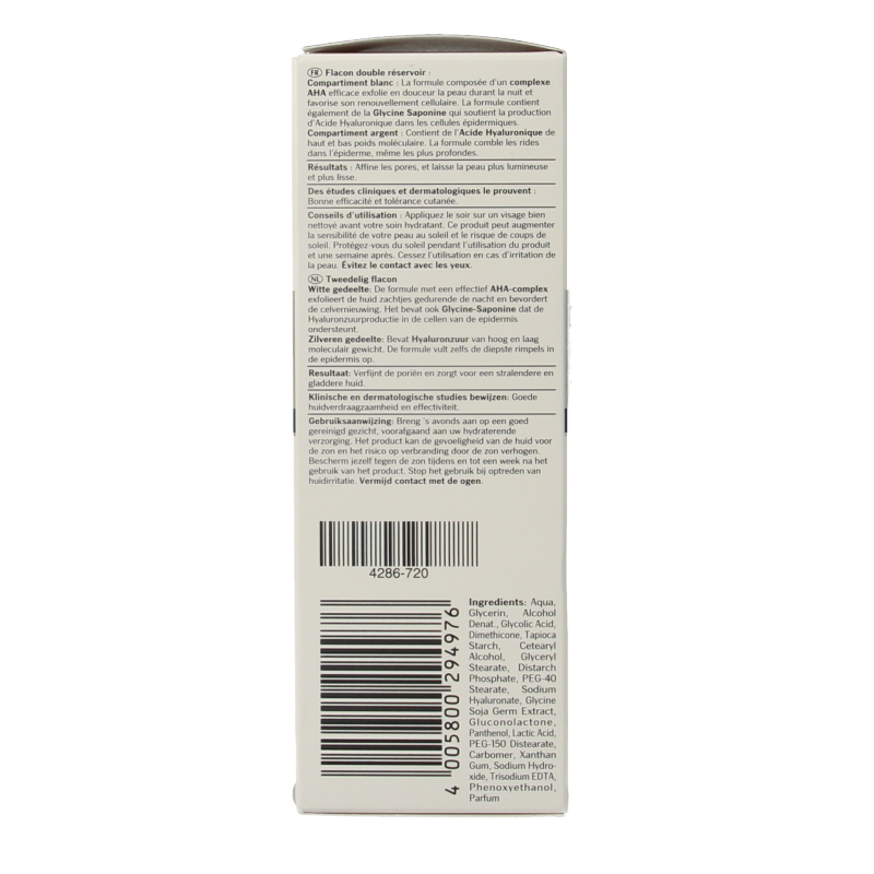 Eucerin Hyaluron-filler + 3x effect peeling & serum nacht 30 Milliliter