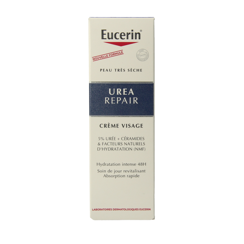 Eucerin Urearepair gezichtscreme 5% urea 50 Milliliter