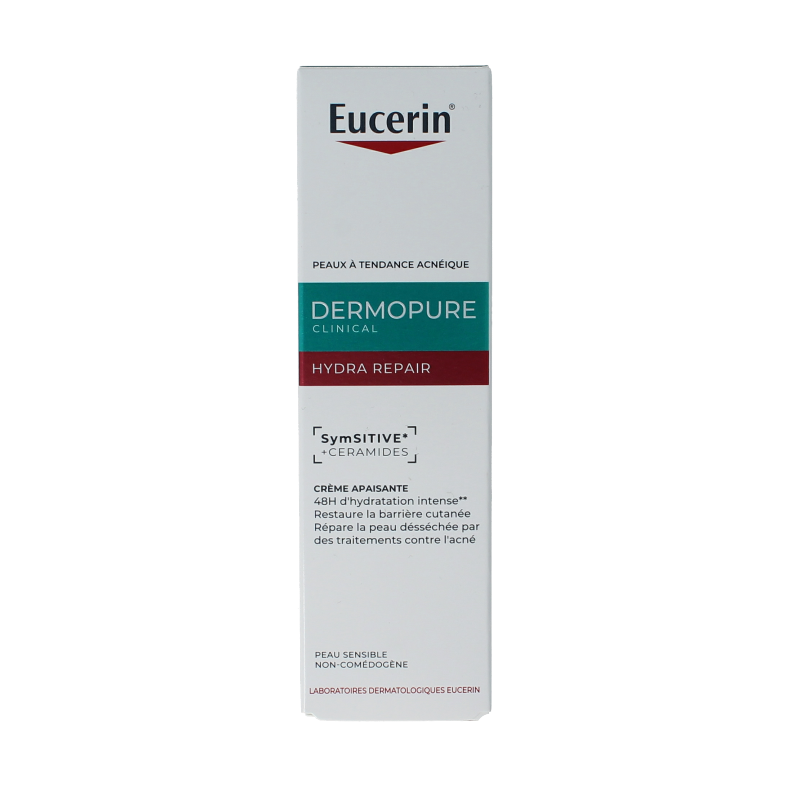 Eucerin Dermopure clinical hydra repair verzachtende creme 40 Milliliter