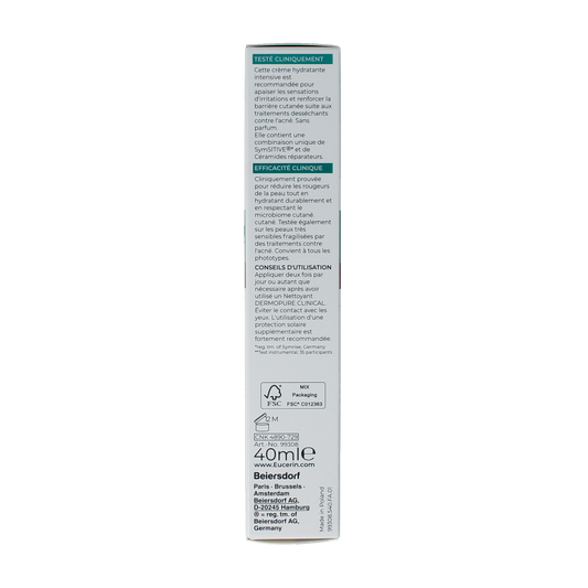 Eucerin Dermopure clinical hydra repair verzachtende creme 40.00 Milliliter