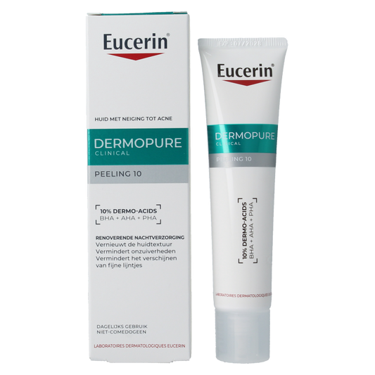 Eucerin Dermopure clinical peeling 10 reno nachtverzorging 40 Milliliter