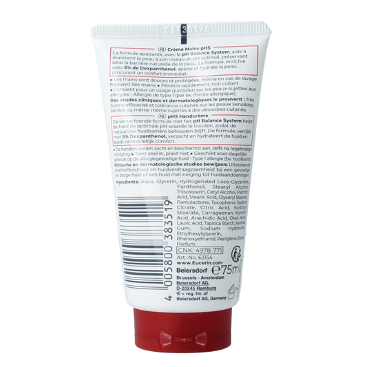 Eucerin PH5 handcreme 75.00 Milliliter