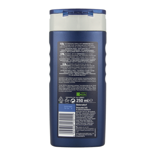 Nivea Men douchegel energy 250.00 Milliliter