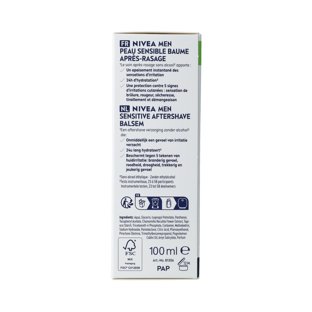 Nivea Men aftershave balsem herstellend 100.00 Milliliter