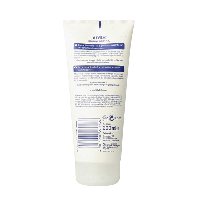 Nivea Creme peeling douche 200 Milliliter