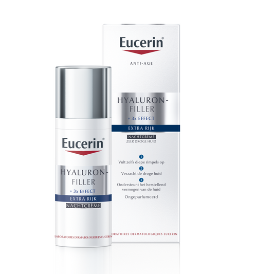 Eucerin Hyaluron-filler extra rijk nachtcreme 50 Milliliter