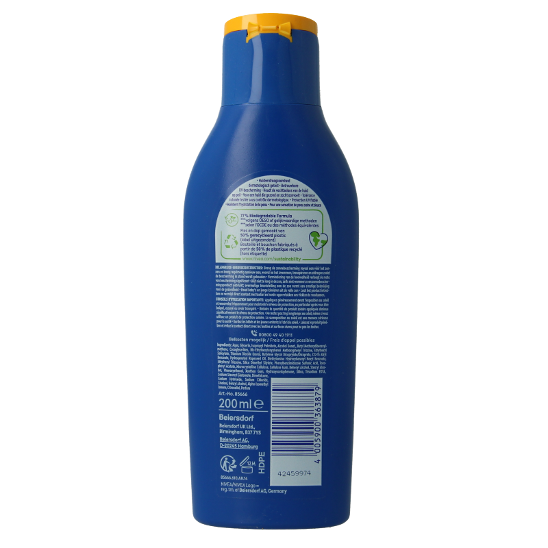 Nivea Sun protect & hydrate zonnemelk SPF50 200 Milliliter