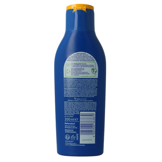 Nivea Sun protect & hydrate zonnemelk SPF50 200 Milliliter