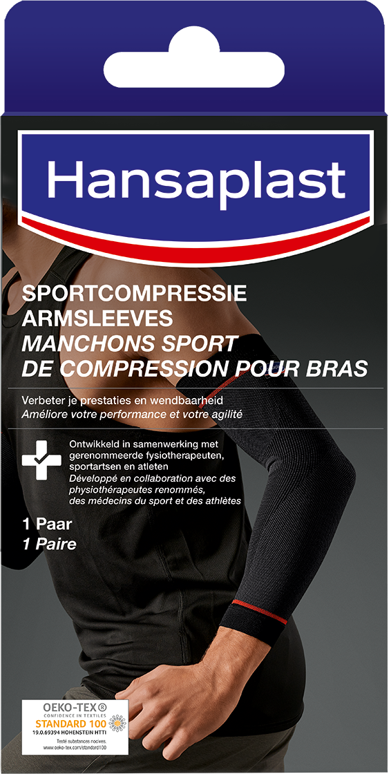 Hansaplast Sportcompressie armsleeves 1 Paar