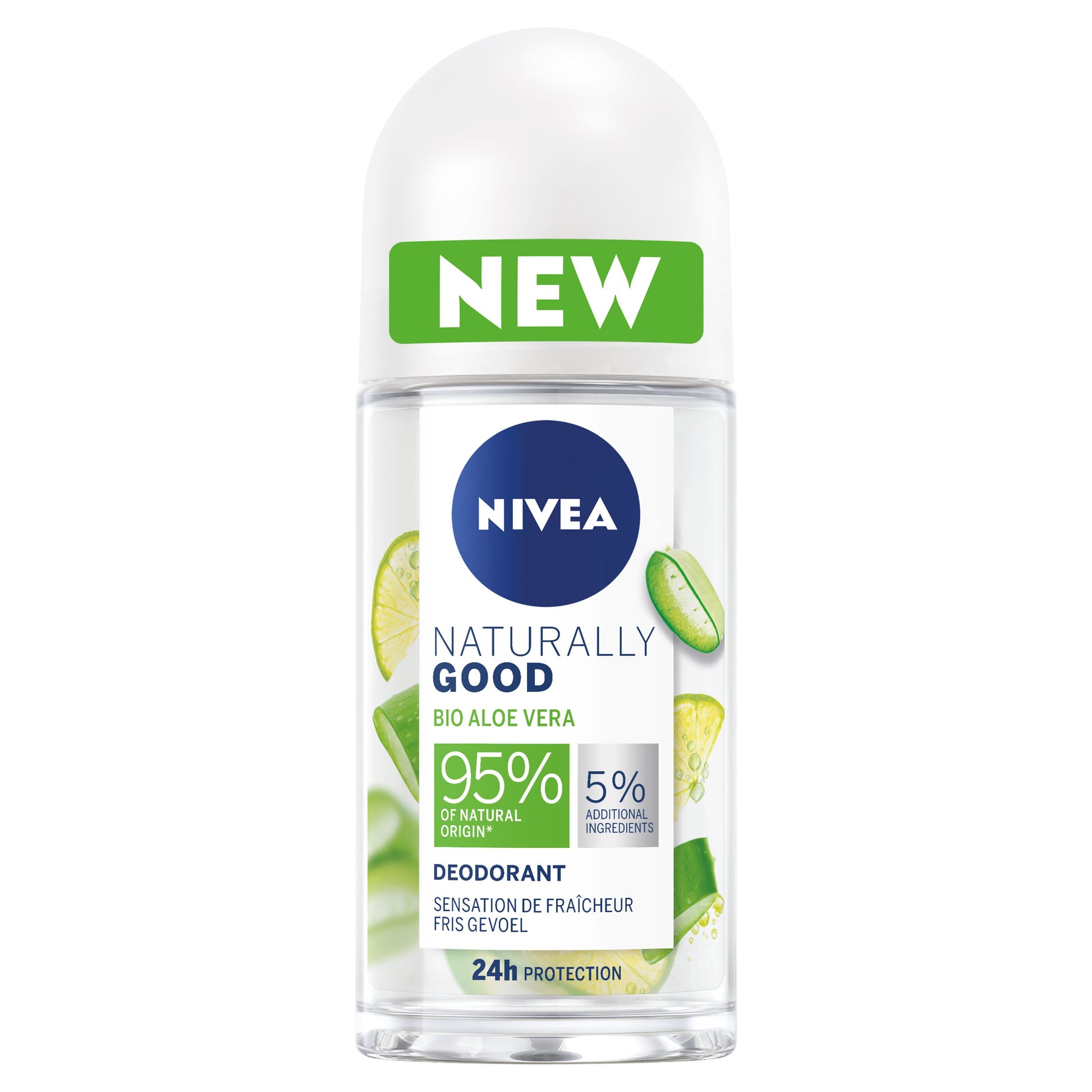 Nivea Deodorant roller naturally good aloe vera 50 Milliliter