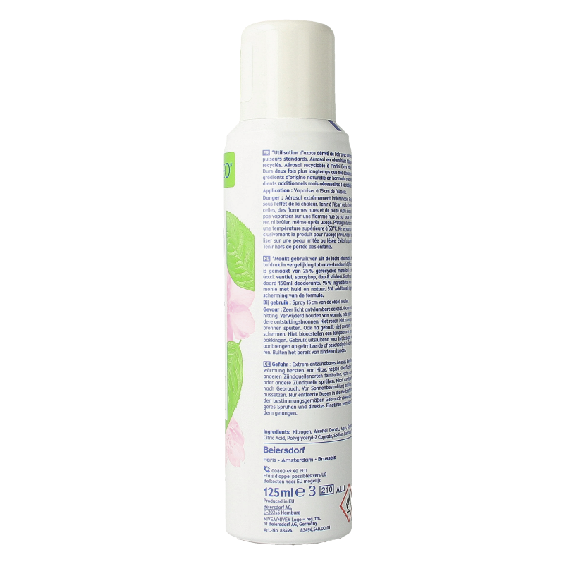 Nivea Naturally good bio green tea ecodeo 125 Milliliter