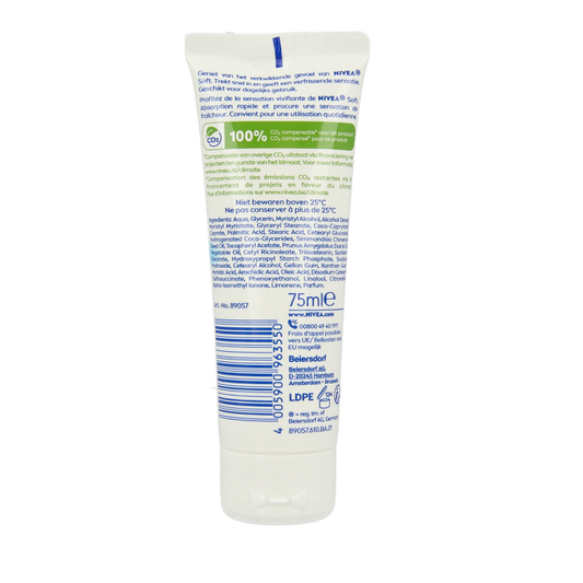 Nivea Soft tube 75 Milliliter
