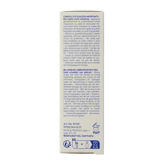 Nivea Sun face daily fluid SPF50+ 40.00 Milliliter