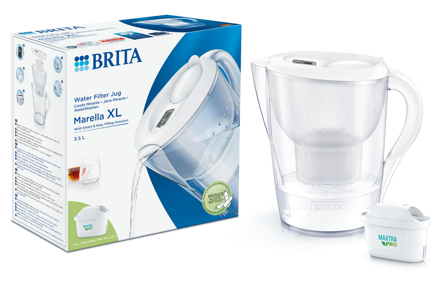 Brita Waterfilterkan Marella XL white 1 Stuks