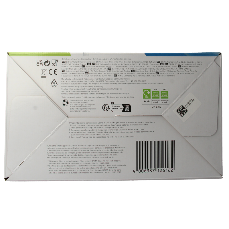 Brita Waterfilterkan style XL grey 1 Stuks