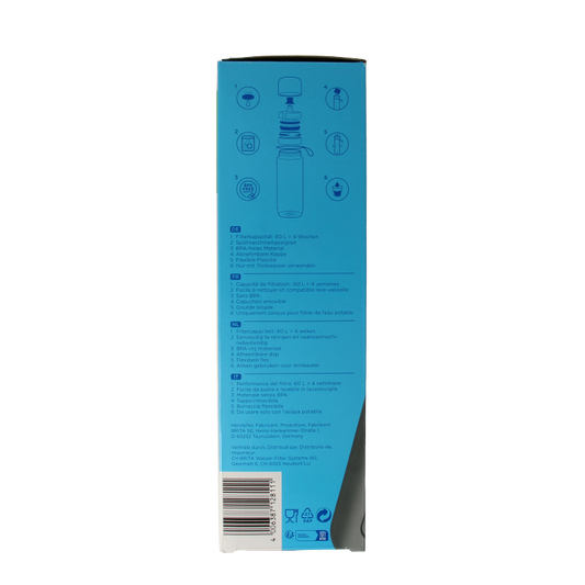 Brita Waterfles active dark green 1 Stuks