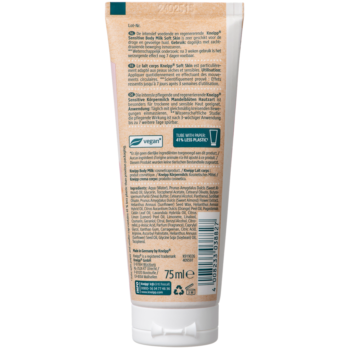 Kneipp Mini Body Milk Soft Skin 75.00 Milliliter