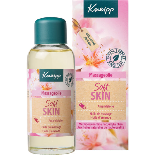 Kneipp Soft skin massageolie amandelolie 100 Milliliter