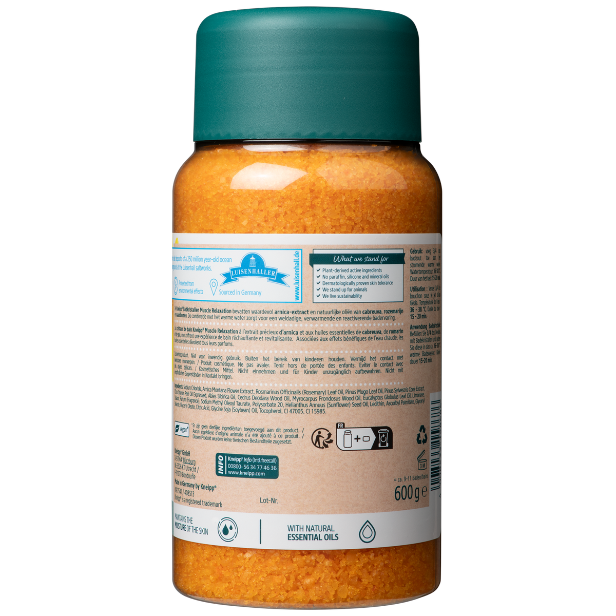 Kneipp Badkristallen Muscle Relaxation 600.00 Gram