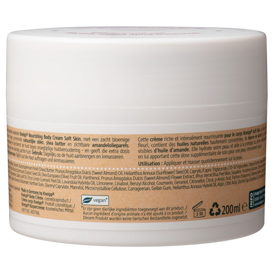 Kneipp Soft skin nourishing body cream almond oil 200 Milliliter