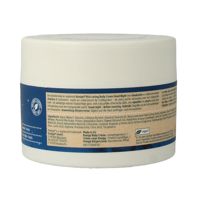 Kneipp Good night body cream 200 Milliliter