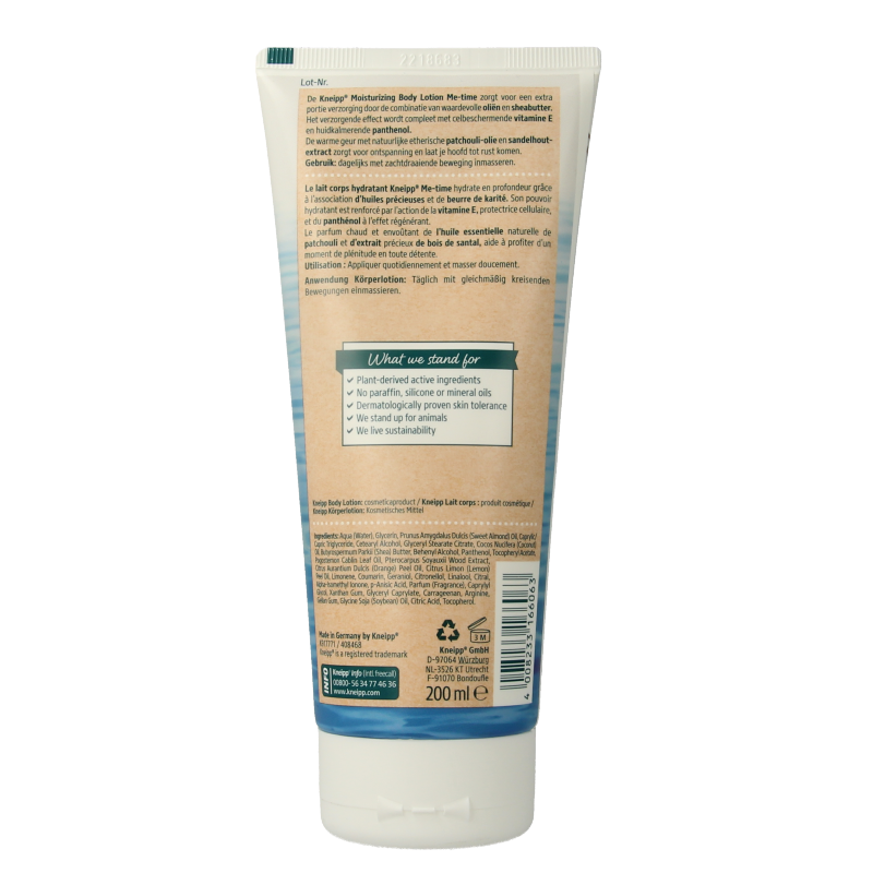 Kneipp Me time bodylotion 200 Milliliter