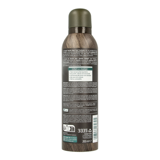 Kneipp Men douche foam cool freshness cool mint zeeminera 200.00 Milliliter