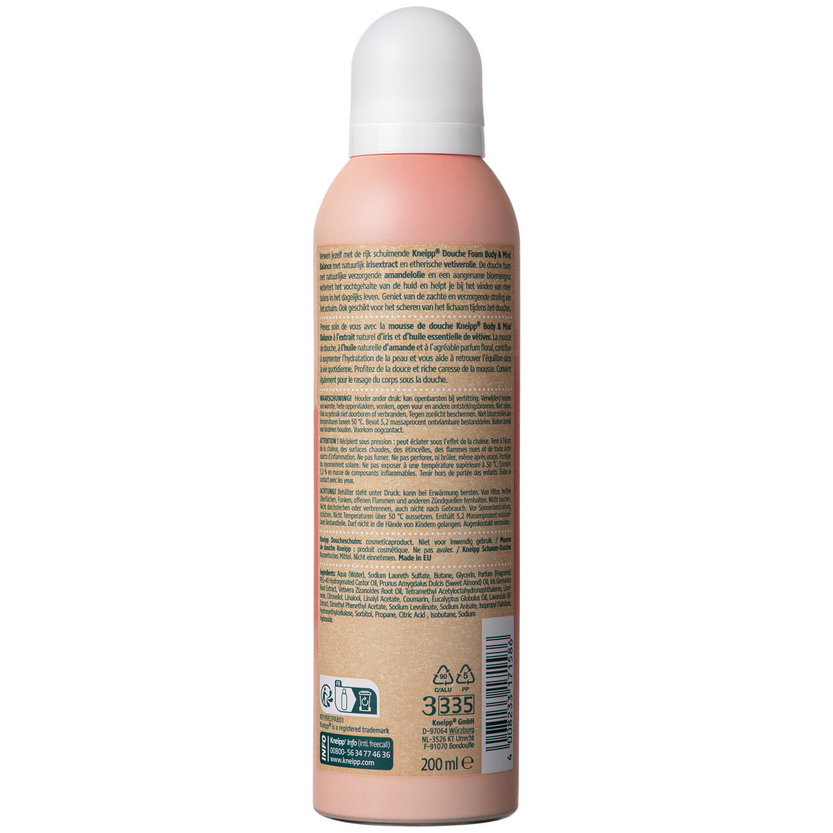Kneipp Douche foam Body & Mind Balance 200.00 Milliliter