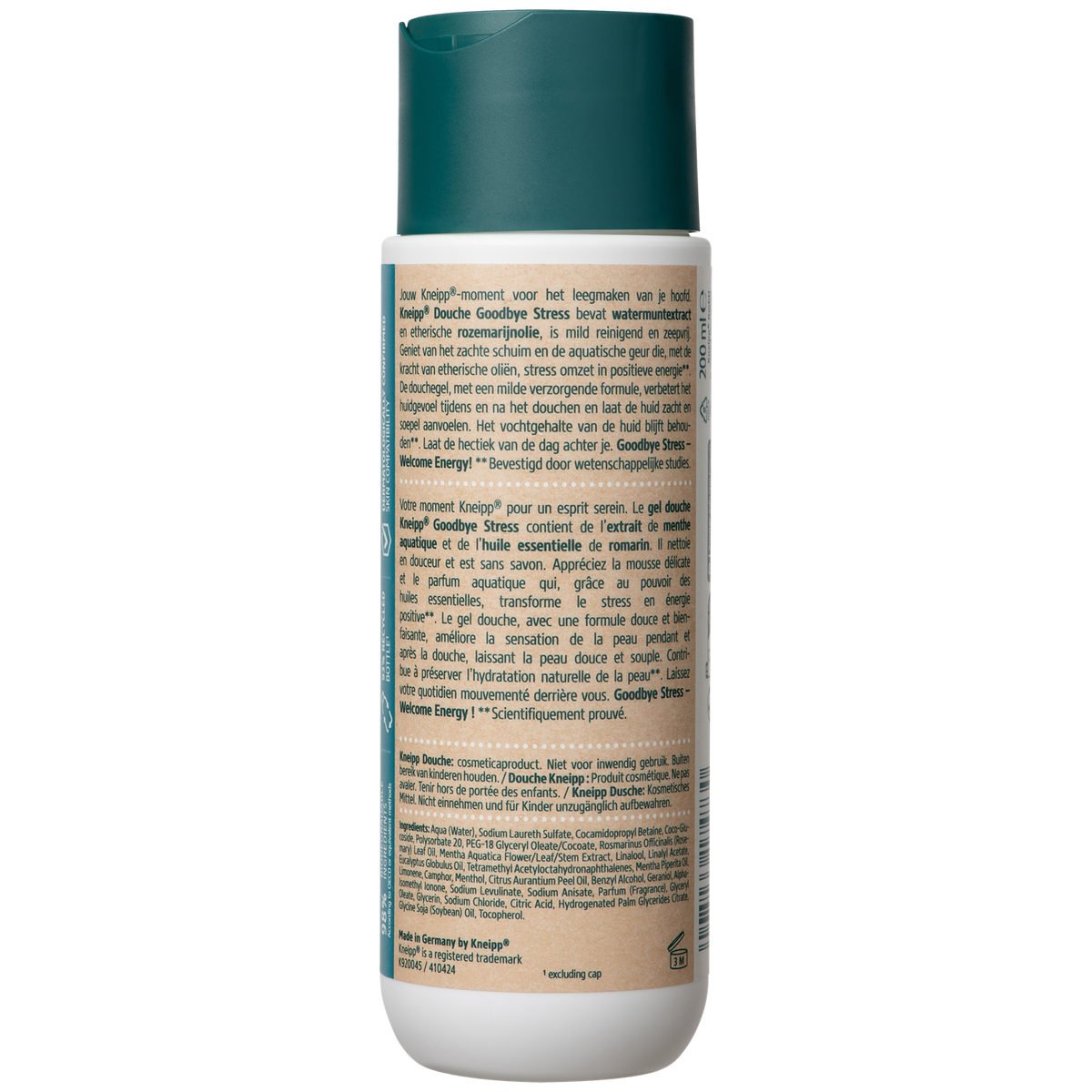 Kneipp Douchegel Goodbye Stress 200.00 Milliliter