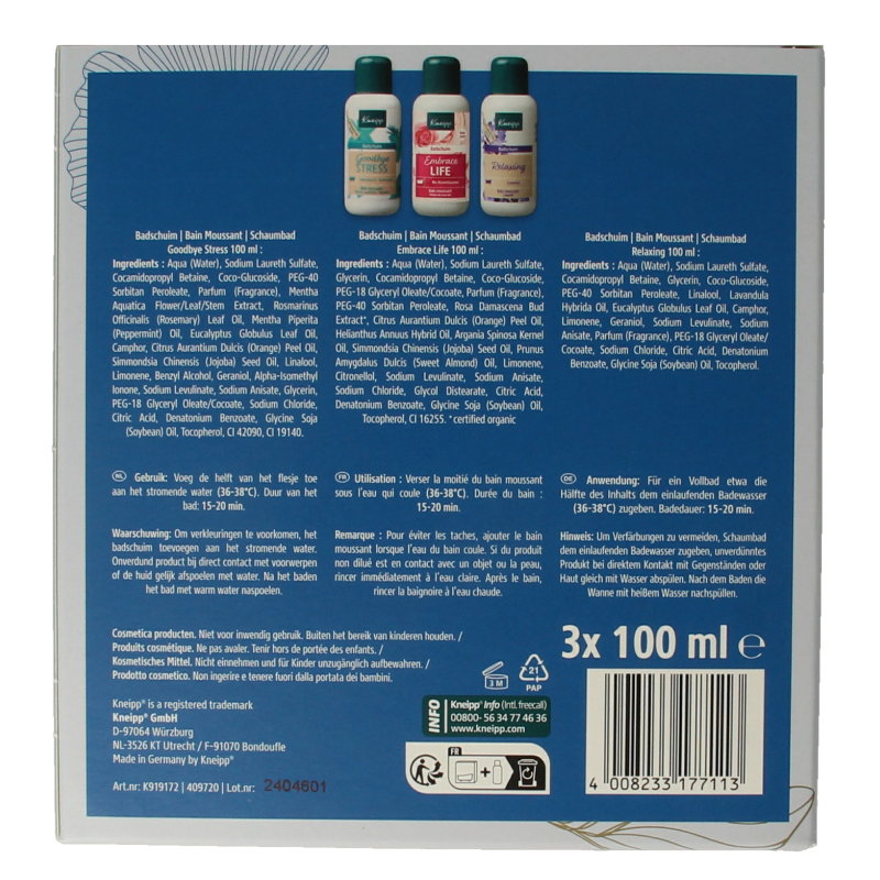 Kneipp Geschenkset bath foam favourite 1 Set