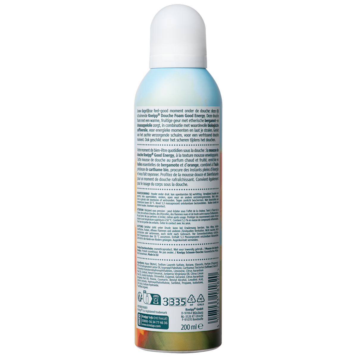 Kneipp Douche foam Good Energy 200.00 Milliliter