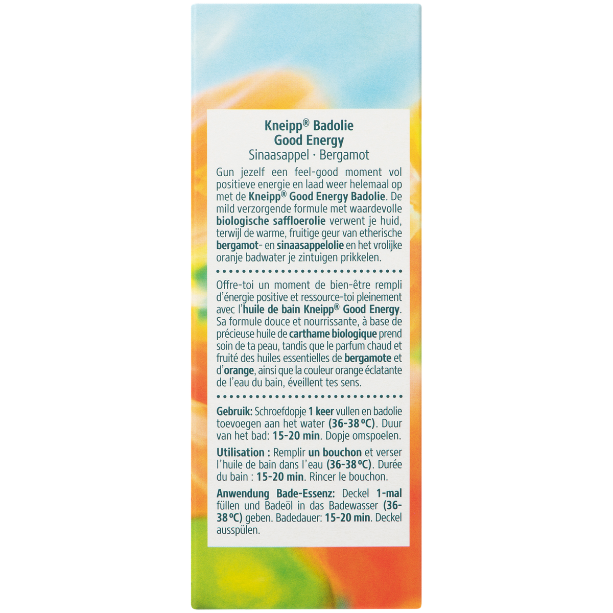 Kneipp Badolie Good Energy 100.00 Milliliter