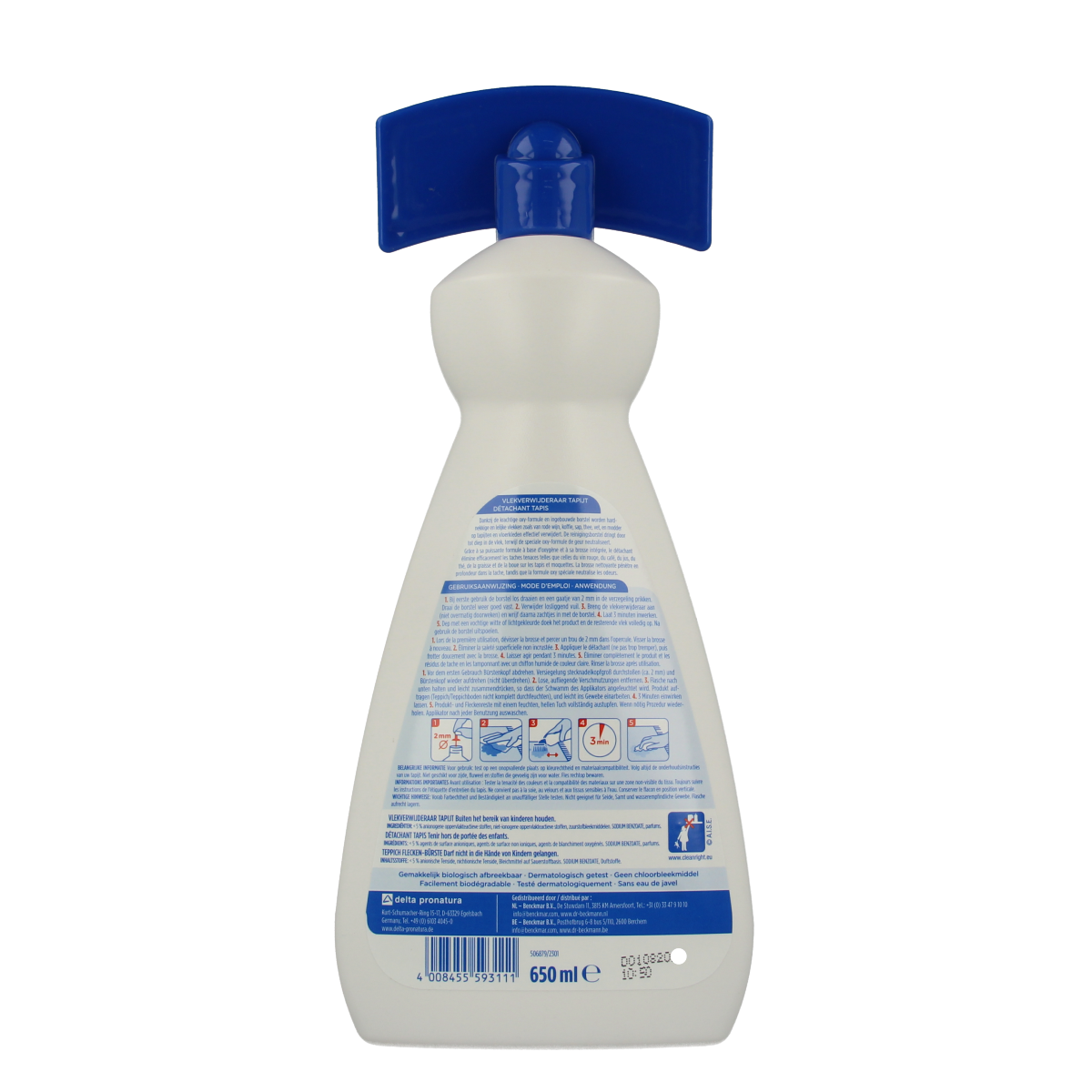 Dr.Beckmann Vlekkenverwijderaar tapijt 650.00 Milliliter